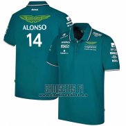 Polo del Aston Martin F1 NO.14 2023 Verde