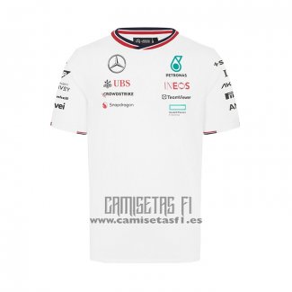 Camiseta Mercedes Amg Petronas F1 2024 Blanco