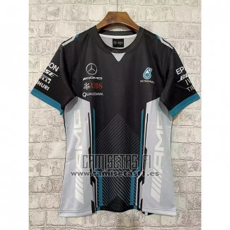 Camiseta Mercedes Amg Petronas F1 2023 Negro Gris