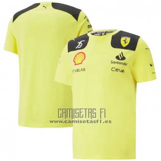 Camiseta Scuderia Ferrari F1 Special Edition 2022 Amarillo