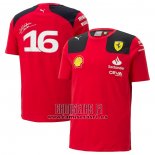 Camiseta Scuderia Ferrari F1 NO.16 2023 Rojo