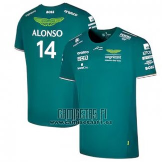 Camiseta Aston Martin Racing F1 NO.14 2023 Verde