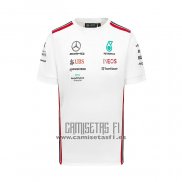 Camiseta Mercedes Amg Petronas F1 2023 Blanco